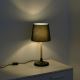Leuchten Direkt 14423-18 - Lampa stołowa NIMA 1xE14/40W/230V czarna