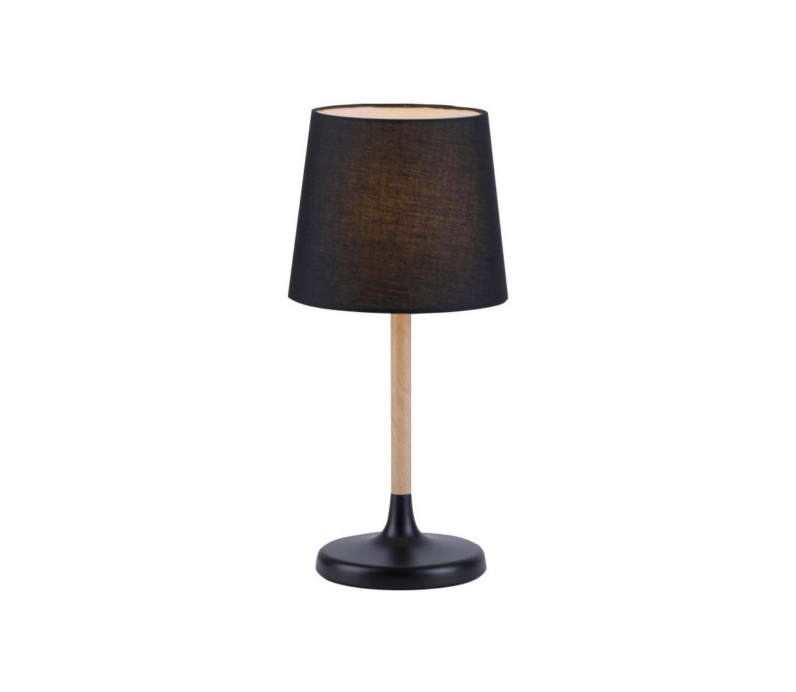 Leuchten Direkt 14423-18 - Lampa stołowa NIMA 1xE14/40W/230V czarna