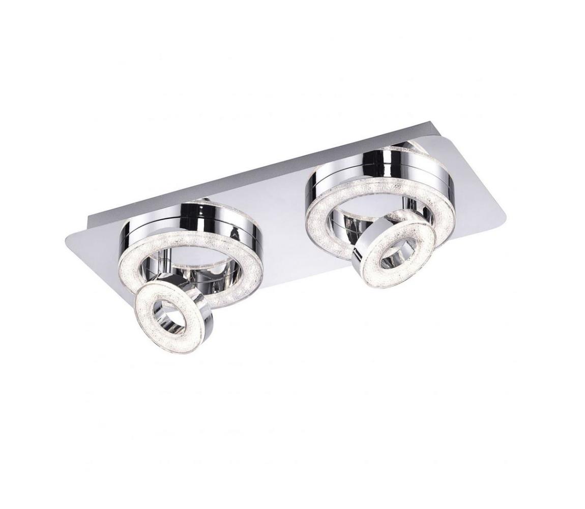Leuchten Direkt 14521-17 - LED Plafon TIM 2xLED/2,8W/230V + 2xLED/3,1W