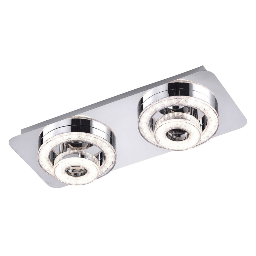 Leuchten Direkt 14521-17 - LED Plafon TIM 2xLED/2,8W/230V + 2xLED/3,1W