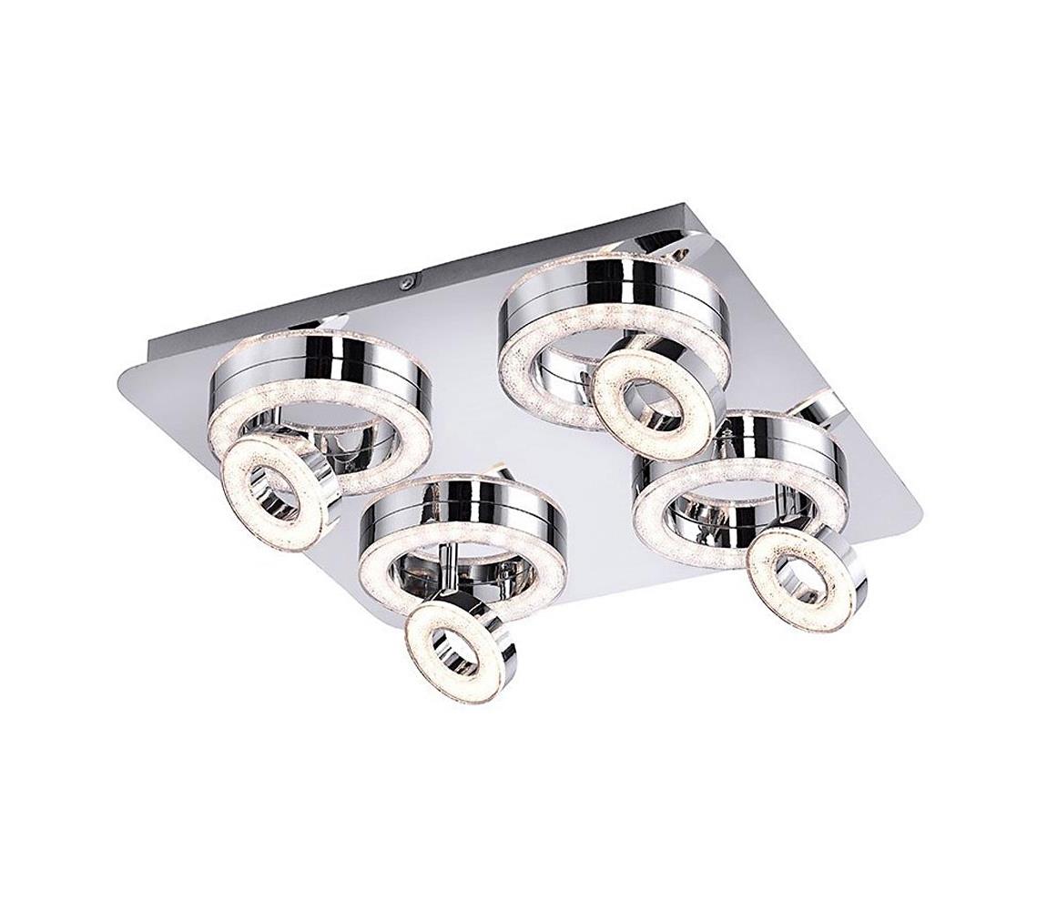 Leuchten Direkt 14522-17 - LED Oświetlenie punktowe TIM 4xLED/2,8W/230V + 4xLED/3,1W
