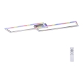 Leuchten Direkt 14635-55 - LED RGB ściemnialna lampa sufitowa FELIX LED/34,5W/230V + pilot do zdalnego sterowania
