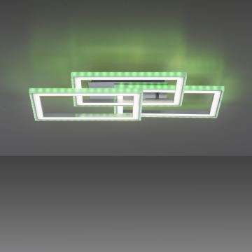 Leuchten Direkt 14636-55 - LED RGB Plafon ściemnialny FELIX LED/35W/230V