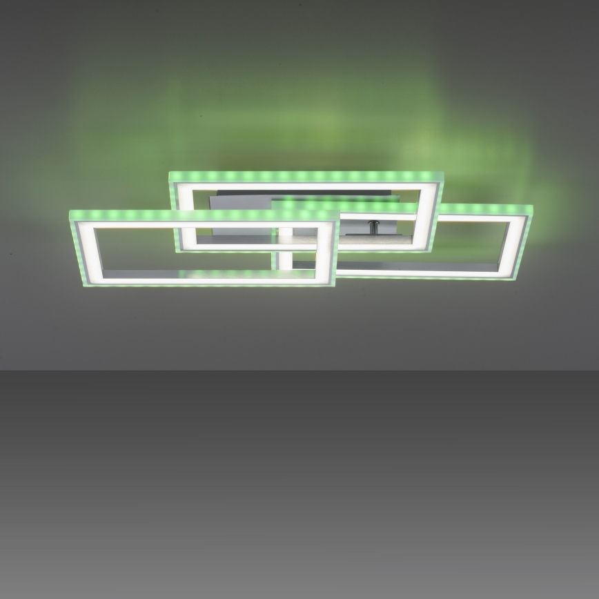 Leuchten Direkt 14636-55 - LED RGB Plafon ściemnialny FELIX LED/35W/230V