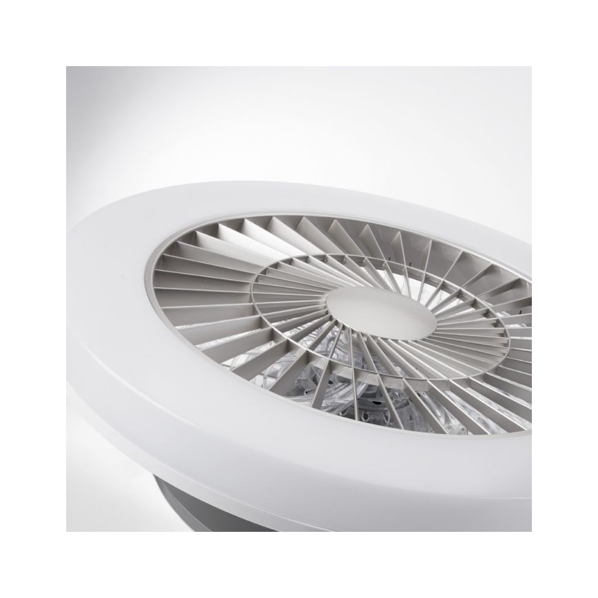 Leuchten Direkt 14645-55 - LED Oświetlenie z wentylatorem LEONARD LED/27W/230V