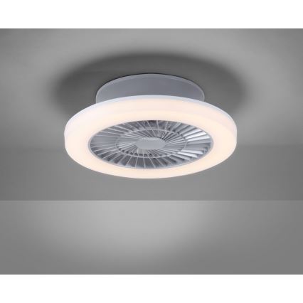 Leuchten Direkt 14645-55 - LED Oświetlenie z wentylatorem LEONARD LED/27W/230V