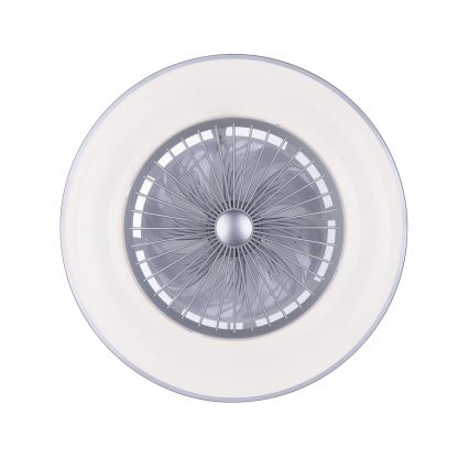 Leuchten Direkt 14646-55 - LED Ściemniany plafon z wentylatorem MICHAEL LED/29W/230V + pilot zdalnego sterowania