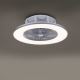 Leuchten Direkt 14646-55 - LED Ściemniany plafon z wentylatorem MICHAEL LED/29W/230V + pilot zdalnego sterowania