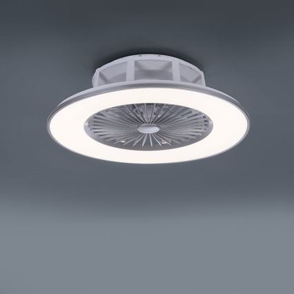 Leuchten Direkt 14646-55 - LED Ściemniany plafon z wentylatorem MICHAEL LED/29W/230V + pilot zdalnego sterowania