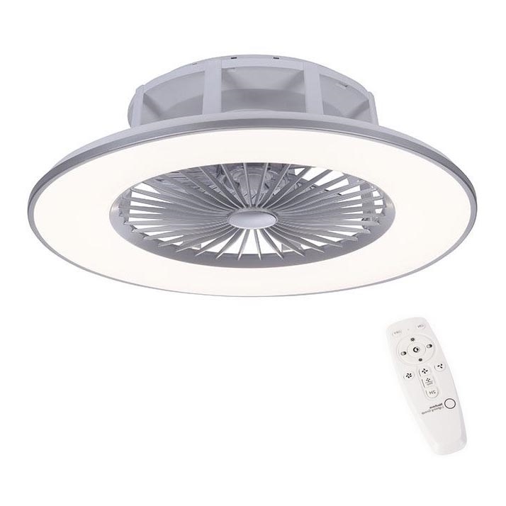 Leuchten Direkt 14646-55 - LED Ściemniany plafon z wentylatorem MICHAEL LED/29W/230V + pilot zdalnego sterowania