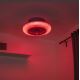 Leuchten Direkt 14648-21 - LED RGB Ściemniany plafon z wentylatorem DION LED/30W/230V + pilot