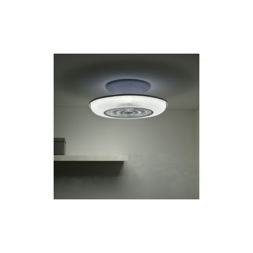 Leuchten Direkt 14648-21 - LED RGB Ściemniany plafon z wentylatorem DION LED/30W/230V + pilot
