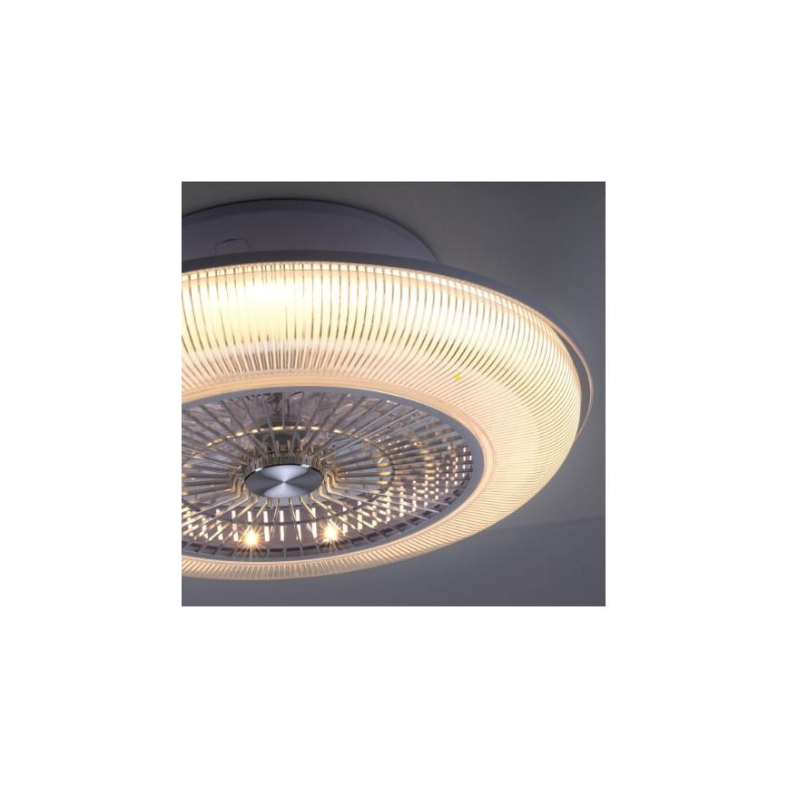 Leuchten Direkt 14648-21 - LED RGB Ściemniany plafon z wentylatorem DION LED/30W/230V + pilot