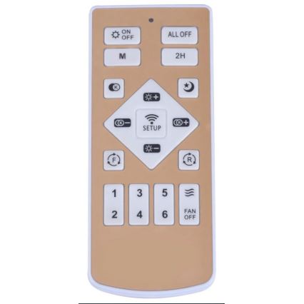 Leuchten Direkt 14648-21 - LED RGB Ściemniany plafon z wentylatorem DION LED/30W/230V + pilot