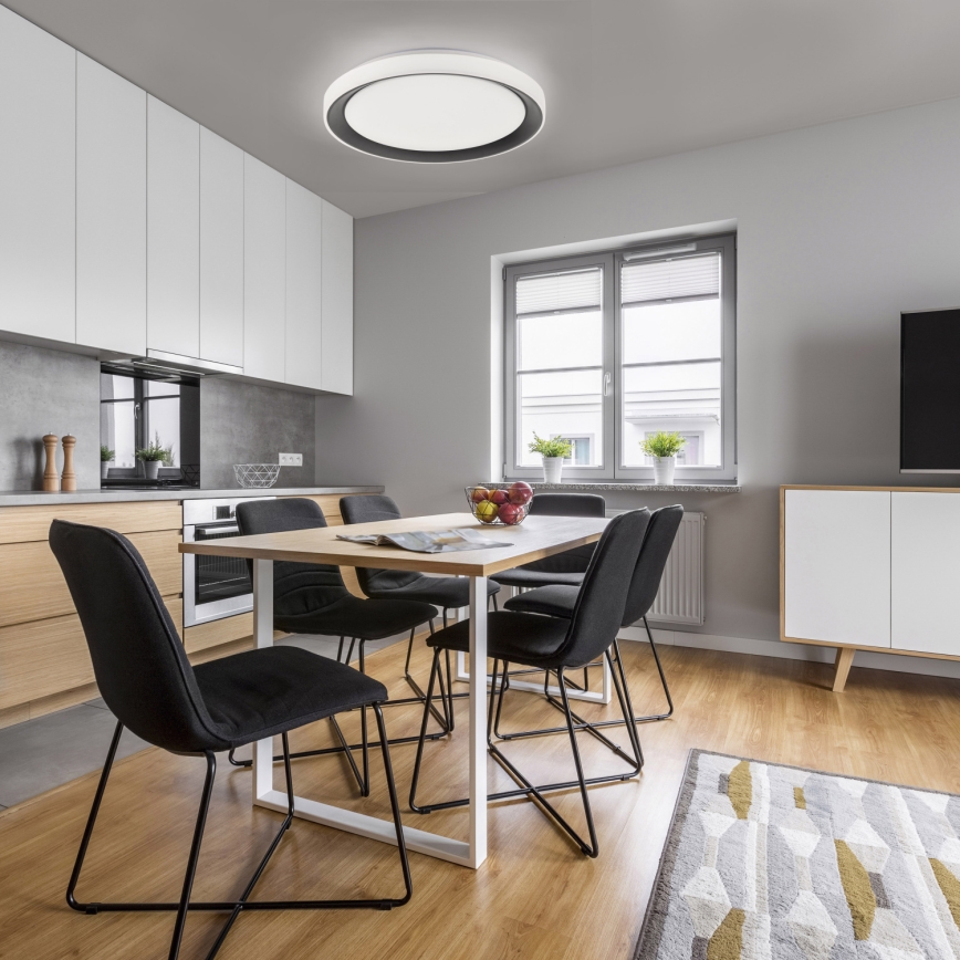 Leuchten Direkt 14659-18 - LED RGB Plafon ściemnialny LOLA LED/24W/230V Tuya + Pilot