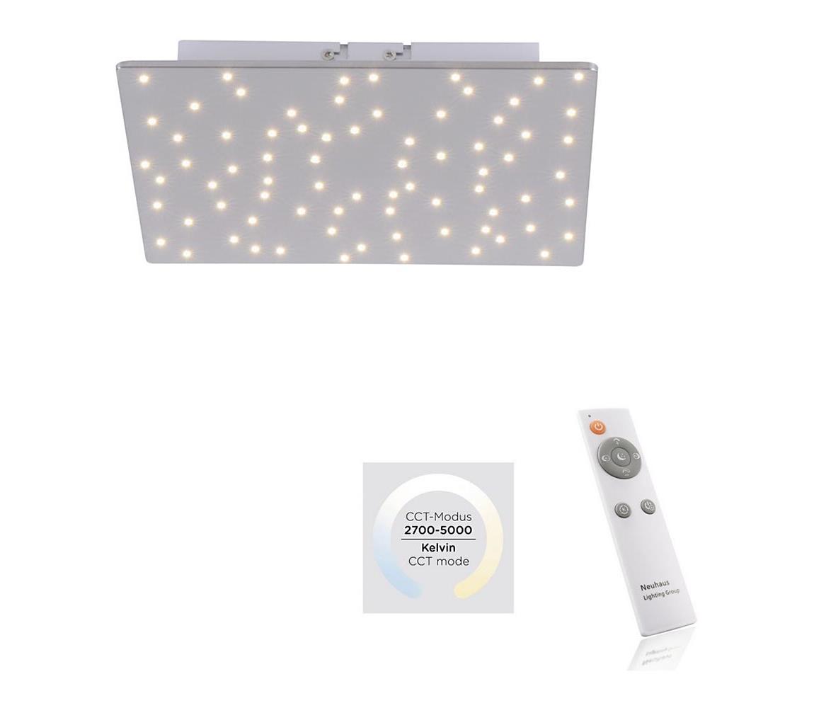 Leuchten Direkt 14670-55 - LED Plafon ściemnialny SPARKLE LED/12W/230V + Pilot
