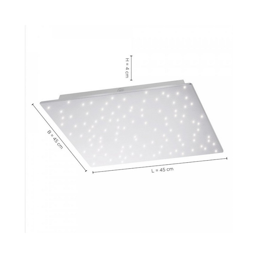 Leuchten Direkt 14671-55 - LED Ściemniana lampa SPARKLE LED/18W/230V + pilot