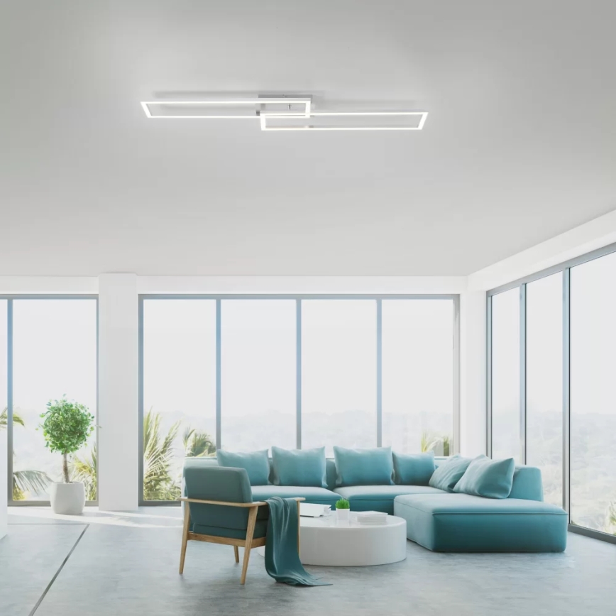 Leuchten Direkt 14691-55 - LED Ściemnialny żyrandol natynkowy IVEN 2xLED/18W/230V