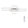 Leuchten Direkt 14693-55 - LED regulowane oświetlenie sufitowe ASMIN LED/48W/230V + pilot do zdalnego sterowania