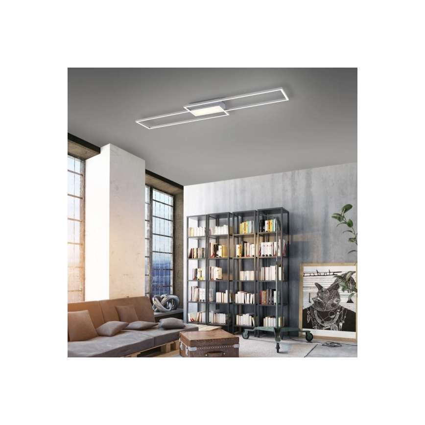Leuchten Direkt 14711-55 - LED Ściemniany plafon ASMIN LED/42W/230V 3000-5000K + pilot