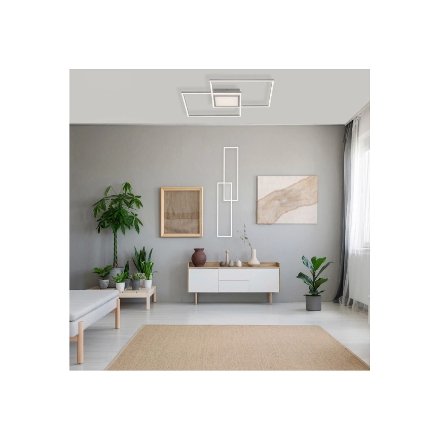 Leuchten Direkt 14711-55 - LED Ściemniany plafon ASMIN LED/42W/230V 3000-5000K + pilot