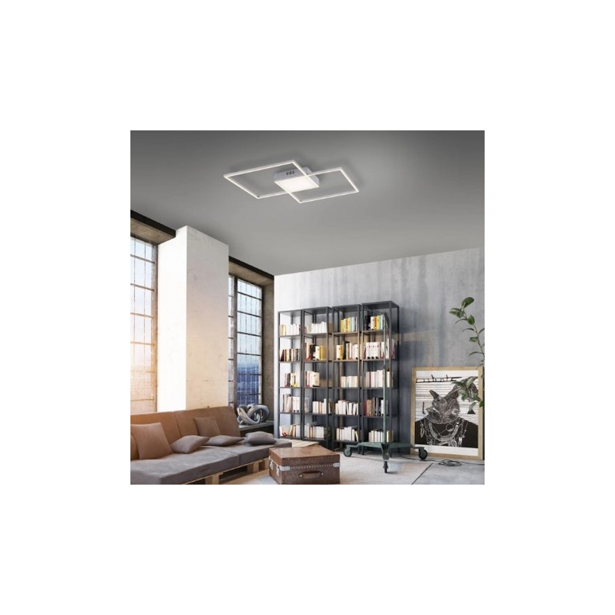 Leuchten Direkt 14712-55-LED Stmívatelný přisazený lustr ASMIN LED/42W/230V 3000-5000K + dálkové ovládání