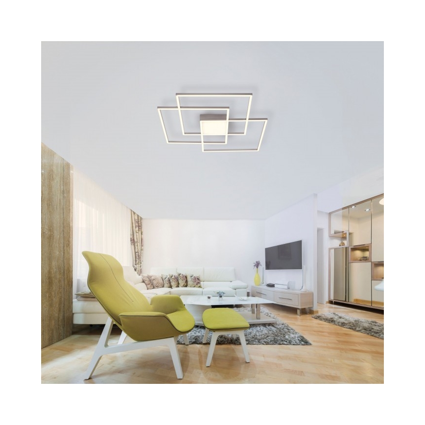 Leuchten Direkt 14713-55- LED Ściemniany żyrandol natynkowy ASMIN LED/45W/230V + pilot