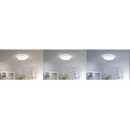 Leuchten Direkt 14742-16 - LED RGB Ściemniany plafon JUPI LOLASMART LED/18W/230V Tuya 2700-5000K + pilot