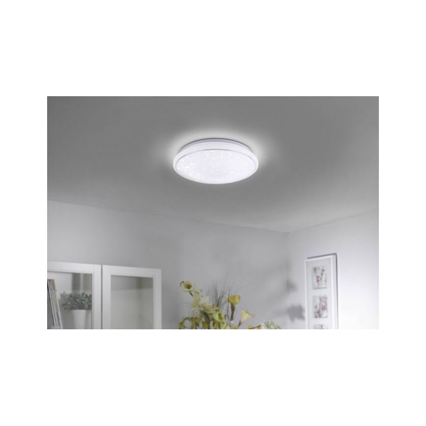 Leuchten Direkt 14743-16 - LED RGB Ściemniany plafon JUPI LED/28W/230V Tuya 2700-5000K + pilot