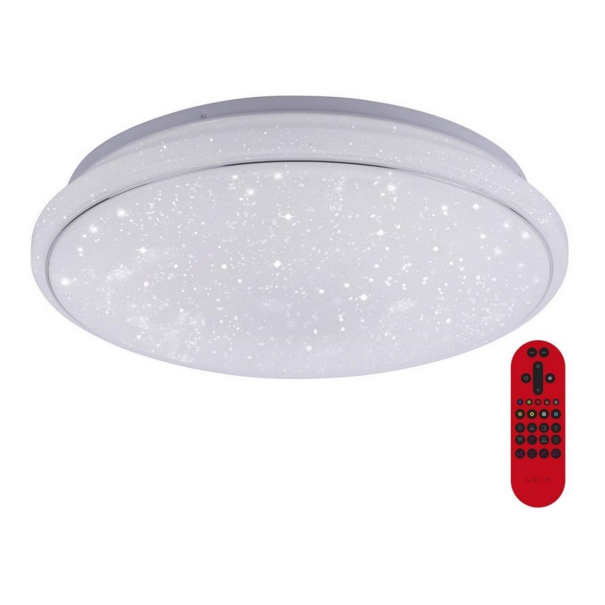 Leuchten Direkt 14743-16 - LED RGB Ściemniany plafon JUPI LED/28W/230V Tuya 2700-5000K + pilot