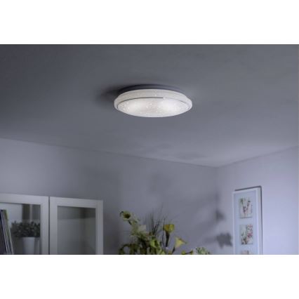 Leuchten Direkt 14744-16 - LED RGB Ściemniany plafon JUPI LOLASMART LED/32W/230V + pilot