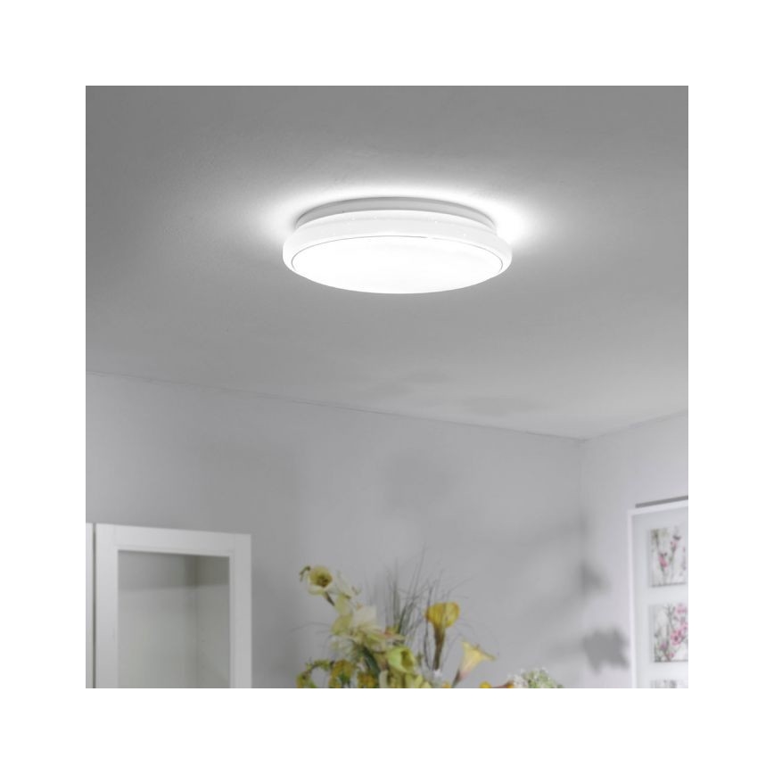 Leuchten Direkt 14744-16 - LED RGB Ściemniany plafon JUPI LOLASMART LED/32W/230V + pilot