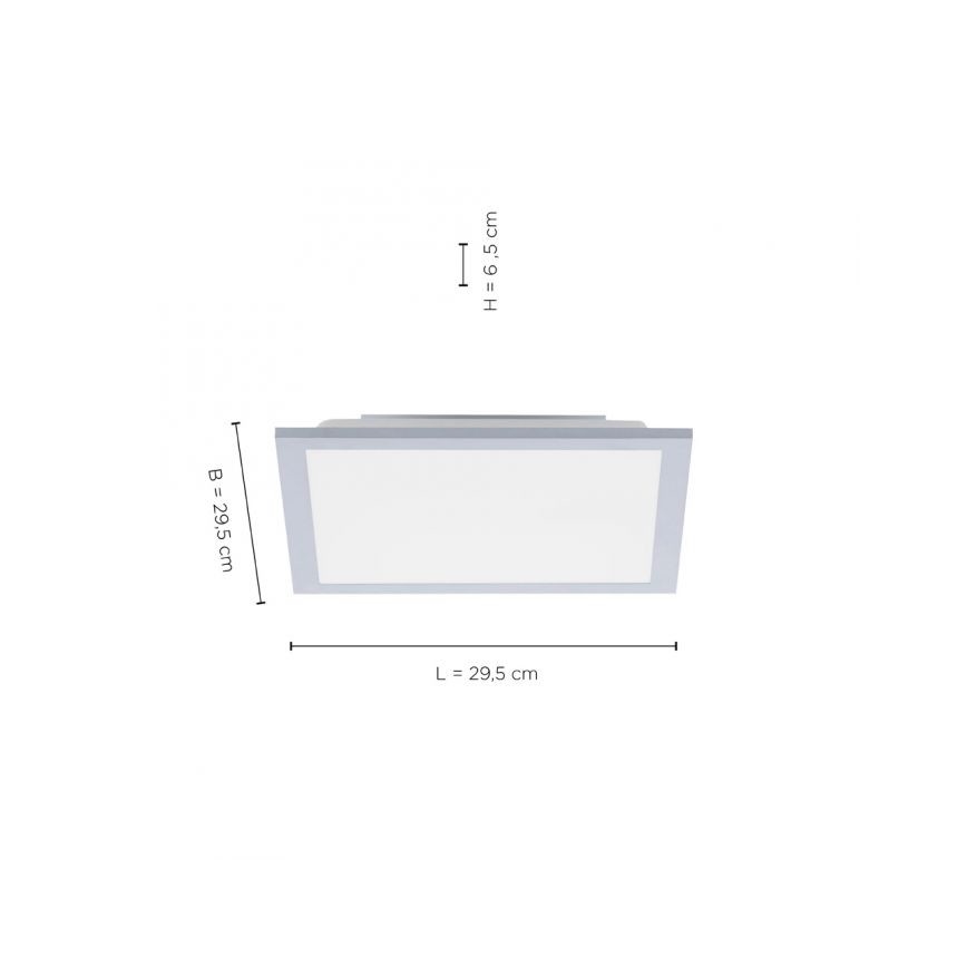 Leuchten Direkt 14750-21 - LED Plafon FLAT LED/12W/230V