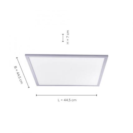 Leuchten Direkt 14752-21 - LED Plafon FLAT LED/17W/230V