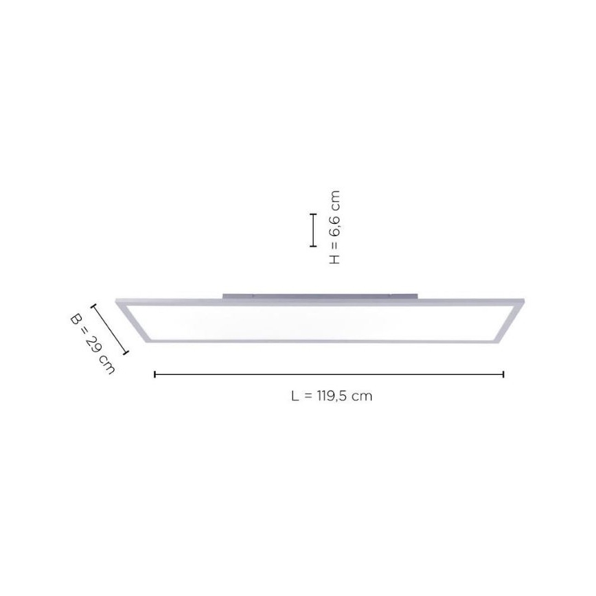 Leuchten Direkt 14753-21 - LED Panel natynkowy FLAT LED/22W/230V