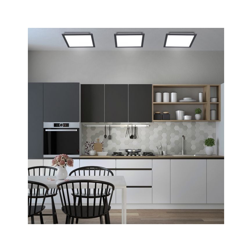 Leuchten Direkt 14754-18- LED Ściemniany plafon FLAT LED/20W/230V 2700K-5000K + pilot
