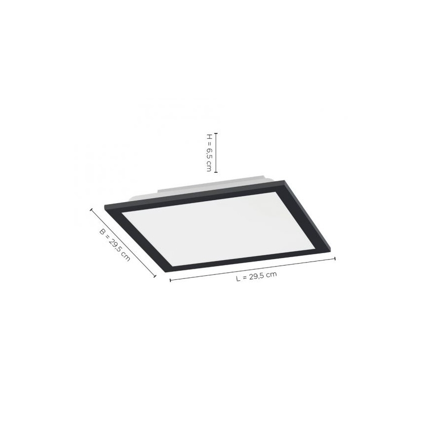 Leuchten Direkt 14754-18- LED Ściemniany plafon FLAT LED/20W/230V 2700K-5000K + pilot