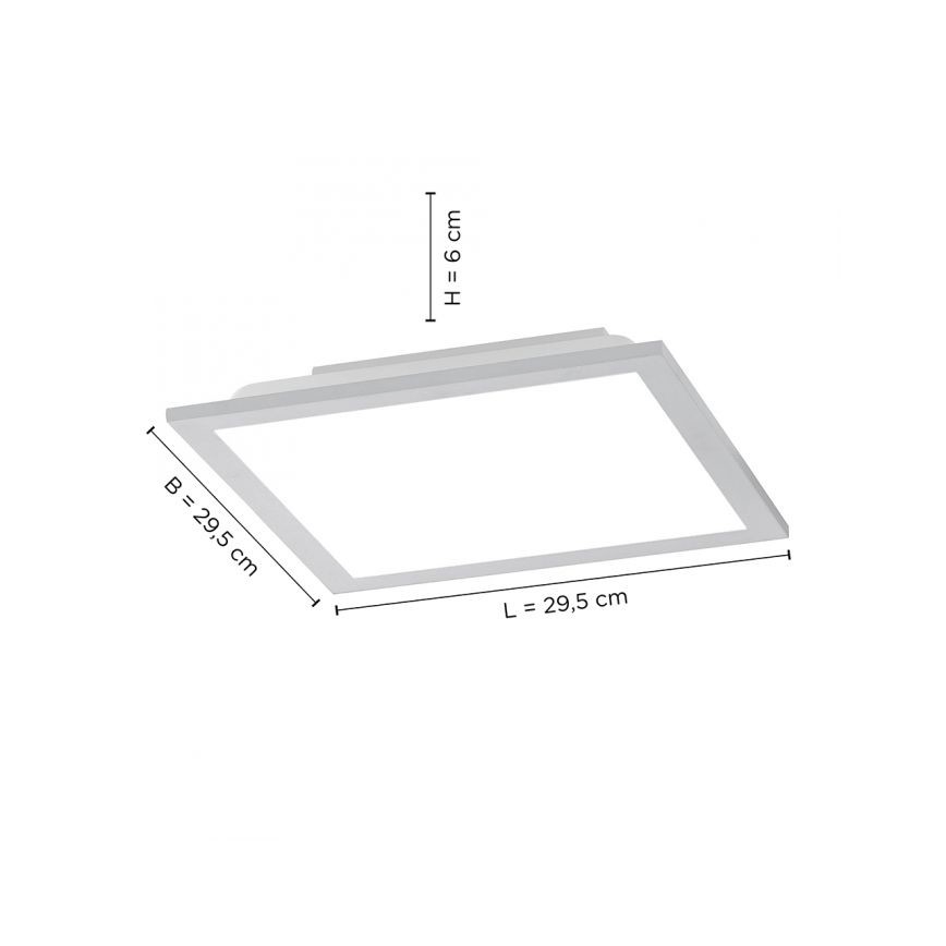 Leuchten Direkt 14754-21- LED  Ściemniany plafon FLAT LED/20W/230V 2700K-5000K + plafon