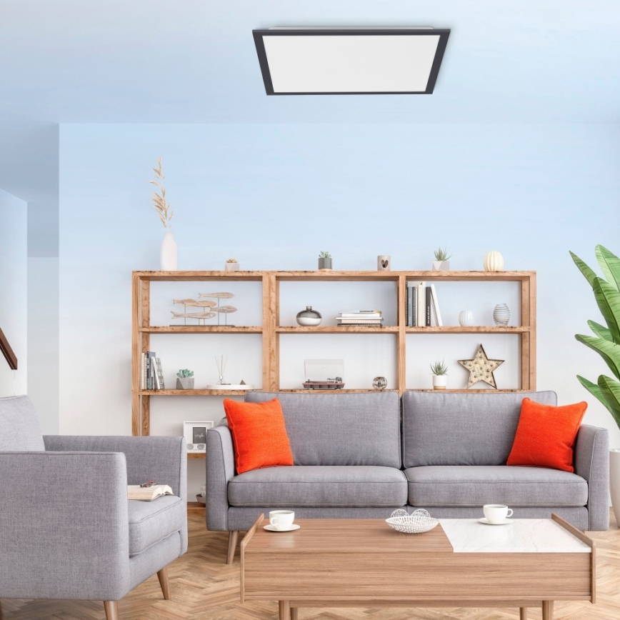 Leuchten Direkt 14755-18 - LED Ściemniany plafon FLAT LED/28W/230V 2700-5000 + pilot