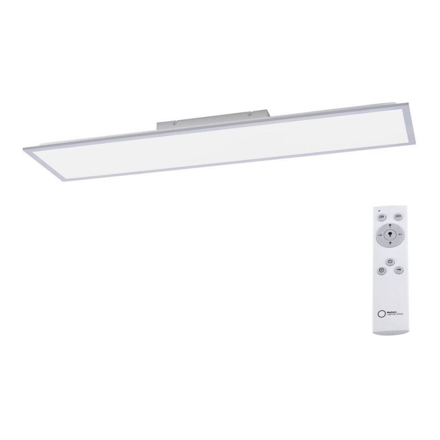 Leuchten Direkt 14757-21- LED Ściemniany panel natynkowy FLAT LED/36W/230V 2700-5000K silver + pilot