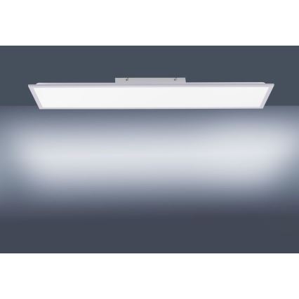 Leuchten Direkt 14757-21- LED Ściemniany panel natynkowy FLAT LED/36W/230V 2700-5000K silver + pilot