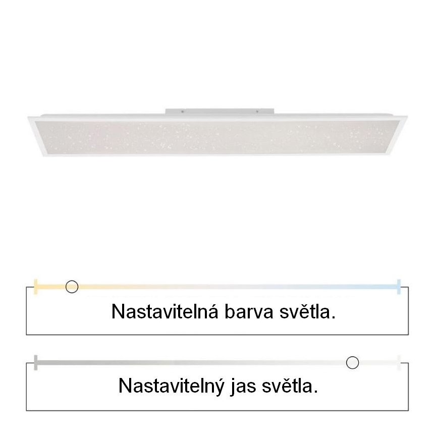 Leuchten Direkt 14762-16 - LED Ściemnialne oświetlenie STARRYFLAT LED/36W/230V + pilot