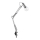 Leuchten Direkt 14773-55 - Lampa stołowa z klipsem TURN ME 1xE27/60W/230V matowy chrom