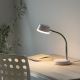 Leuchten Direkt 14825-16 - LED Lampa stołowa ENISA 1xLED/3,5W/230V szara