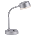 Leuchten Direkt 14825-21 - LED Lampa stołowa ENISA 1xLED/3,5W/230V srebrna