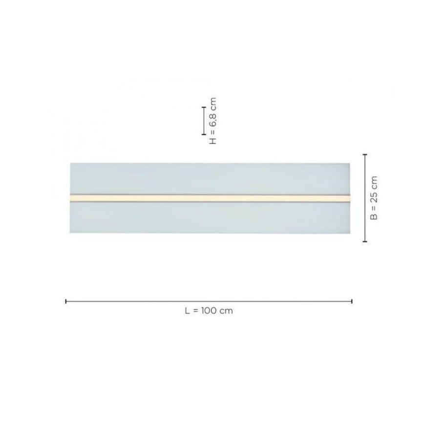 Leuchten Direkt 14854-16 - LED Ściemniany plafon EDGING LED/30W/230V 2700-5000K + pilot