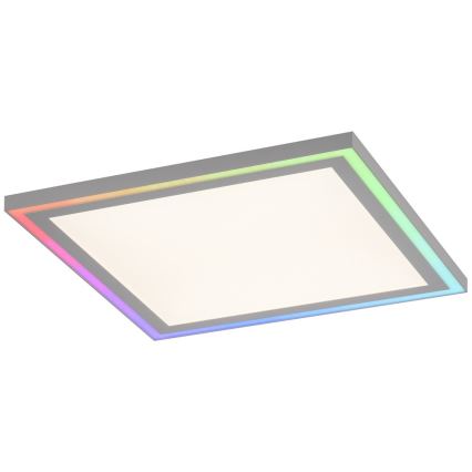 Leuchten Direkt 14900-16 - LED RGB Plafon ściemnialny EDGING LED/24W/230V + pilot zdalnego sterowania