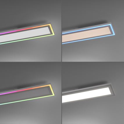 Leuchten Direkt 14901-16 - LED RGB Plafon ściemnialny EDGING LED/24W/230V