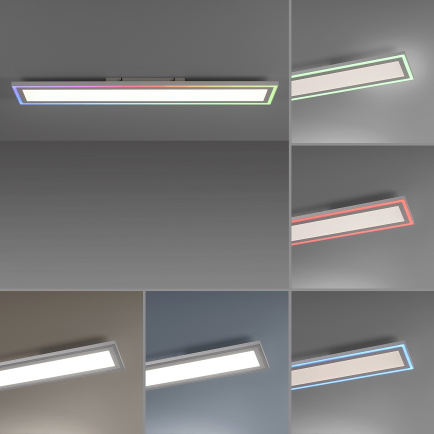 Leuchten Direkt 14901-16 - LED RGB Plafon ściemnialny EDGING LED/24W/230V