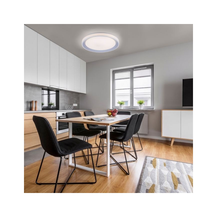 Leuchten Direkt 15110-21 - LED RGB Ściemniany plafon LENI LOLASMART LED/40W/230V + pilot